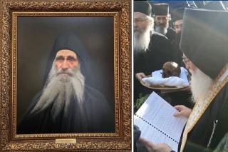 Deshumarea osemintelor ieroschimonahului Dionisie Ignat din Sfântul Munte