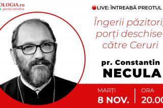 (Video) Întreabă preotul LIVE – Îngerii păzitori, porți deschise către Ceruri – Pr. Constantin Necula