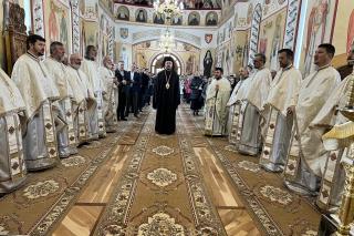 Preasfințitul Veniamin a slujit la hramul Parohiei Taşca, Protopopiatul Piatra Neamţ