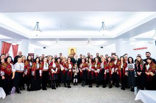 Înaltpreasfințitul Părinte Arhiepiscop Calinic i-a binecuvântat pe cei dintâi colindători din acest an, la Centrul Eparhial Suceava