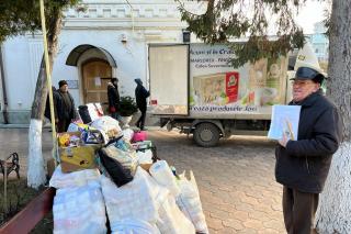 Donații pentru vârstnicii de la Hârja