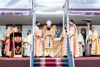 Liturghie arhierească în Duminica a XXVII-a după Rusalii la Mănăstirea „Sfântul Ioan cel Nou de la Suceava”