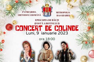 Concertul de colinde „Hristos Se naște, slăviți-L”, ediția a III-a, la Bălți