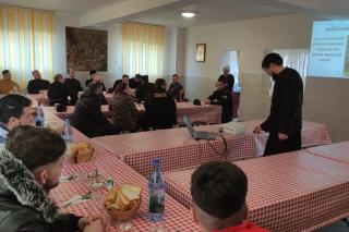 Tineri din Penitenciarul Bacău, la cinstirea Sfântului Eftimie din Protopopiatul Sascut