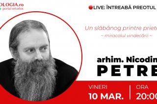 (Video) Întreabă preotul LIVE – Un slăbănog printre prieteni: miracolul vindecării – Arhim. Nicodim Petre