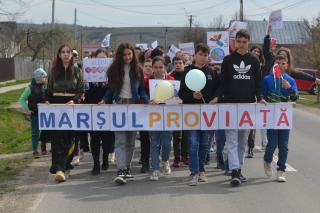 Marșul pentru Viața, desfășurat în comuna Scânteia