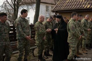 (Video) PS Nichifor Botoșăneanul a slujit la Unitatea Militară 01564 din Iași