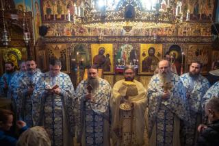 Schitul Pocrov și-a cinstit ctitorul, pe Sfântul Pahomie