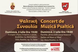 Concert psaltic internațional la Parohia „Binecredinciosul Voidevod Ștefan cel Mare și Sfânt”