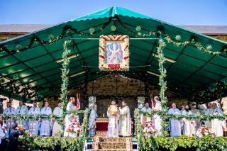 PS Damaschin la hramul Mănăstirii Sucevița