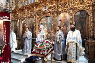 PS Nichifor Botoșăneanul, la hramul Mănăstirii Frumoasa din Iași / Foto: Mănăstirea Frumoasa