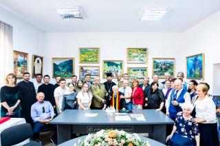 Ordinul „Crucea Bucovinei” oferit veteranului de război lt. col. (rtg.) Gheorghe Oacheş
