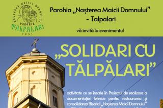 Afiș eveniment „Solidari cu Tălpălari”
