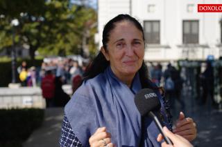 (Video) Din Serbia, la Iași: „Inima îmi saltă de bucurie când vin la Sfânta Parascheva”