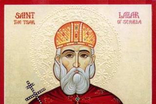 Sfântul Mare Mucenic Lazăr, Cneazul Serbiei