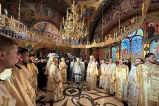 Episcopul Daciei Felix a slujit la Mănăstirea Pantocrator