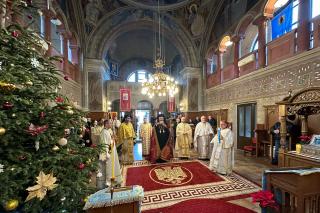 Liturghie arhierească și sfințirea cea mare a apei la Catedrala episcopală din Vârșeț