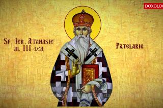 Sfântul Ierarh Atanasie al III-lea (Patelarie), Patriarhul Constantinopolului