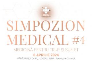 Afișul Simpozionului „Medicină pentru trup și suflet”