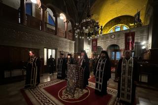 PS Ieronim a slujit Canonul cel Mare la Catedrala din Vârșeț