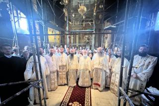 Sfânta Liturghie la Mănăstirea Sfinții Trei Ierarhi din Iași