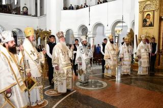 7 ierarhi ai Bisericii Ortodoxe Române la hramul Catedralei din Caransebeș