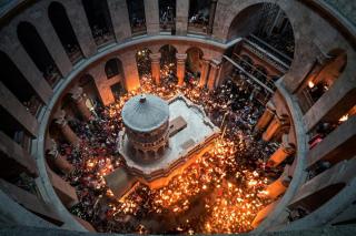 Biserica Sfântului Mormânt al Mântuitorului în Sâmbăta Mare
