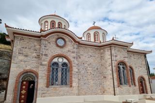 Katholikonul Mănăstirii „Sfinților Părinți” din Insula Chios, Grecia
