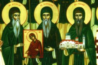 Sfinții Cuvioși Nichita, Ioan și Iosif, ctitorii Mănăstirii Nea Moni din Chios