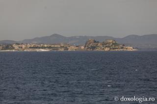 Corfu Town văzut de pe vapor