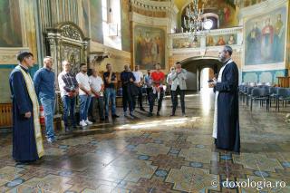 Persoane private de libertate de la Penitenciarul Iași în vizită la biserica Banu