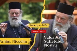 Conferința „Valoarea sufletului nostru” din tabăra de la Nemțișor 2024 - Arhim. Nicodim Petre