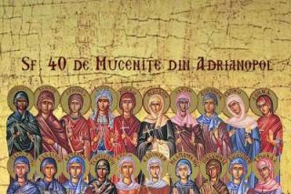 Sfintele 40 de Muceniţe din Adrianopol
