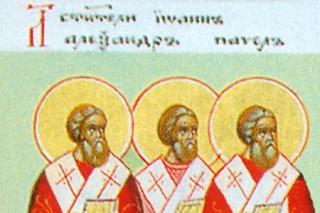 Sfinţii Ierarhi Alexandru, Ioan şi Pavel cel Nou, Patriarhii Constantinopolului