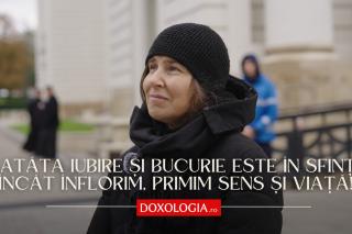 (Video) Mărturisire la Hram: „Atâta iubire și bucurie este în sfinți, încât înflorim, primim sens și viață!”