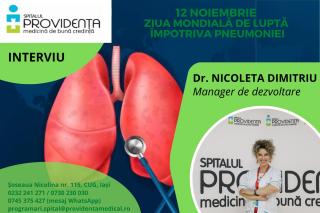 12 noiembrie – Ziua mondială de luptă împotriva pneumoniei