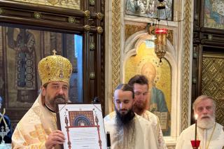Starețul Mănăstirii „Sfinții Trei Ierarhi”, hirotesit întru arhimandrit