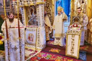 Slujire arhierească la Mănăstirea Agapia cu ocazia Nașterii Domnului