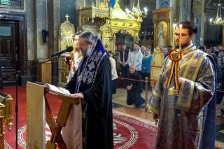 Denia Acatistului Bunei Vestiri, oficiată la Catedrala Mitropolitană din Iași