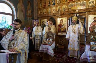 Binecuvântare arhierească la Parohia „Nașterea Maicii Domnului” - Curături, Protopopiatul Iași III