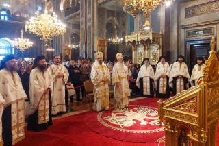 Slujba Vecerniei Învierii, săvârșită la Catedrala Mitropolitană din Iași