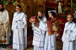 Slujbă arhierească cu ocazia hramului, la Schitul Bogâltin din județul Caraș-Severin