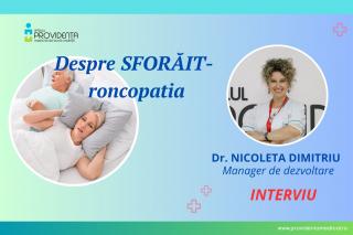 Sforăitul: cauze, factori de risc și tratament – interviu cu dr. Nicoleta Dimitriu