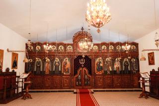 Clipe de rugăciune în Paraclisul Sfântului Paisie Aghioritul de la Mănăstirea Faran din Sinai