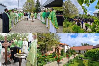 Hramul Mănăstirii „Sfânta Elisabeta” din Cluj-Napoca și punerea pietrei de temelie pentru biserica așezământului monahal