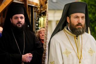 Părintele Arhimandrit Teofil Anăstăsoaie și Părintele Arhimandrit Nicolae Dănilă