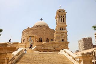 Biserica „Sfântul Mare Mucenic Gheorghe” din Cairo – unul dintre monumentele cele mai reprezentative ale ortodoxiei africane