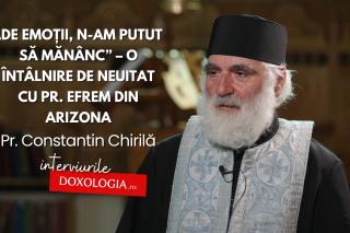 (Video) „De emoții, n-am putut să mănânc” – o întâlnire de neuitat cu Pr. Efrem din Arizona