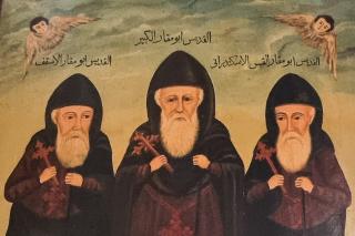 Cei trei Sfinți Macarie: Sfântul Macarie Egipteanul, Sfântul Macarie Alexandrinul și Sfântul Macarie Cetățeanul