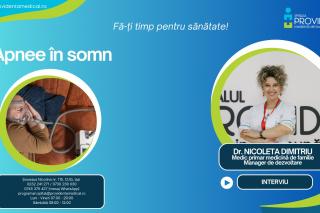 Apneea în somn – interviu cu dr. Nicoleta Dimitriu
